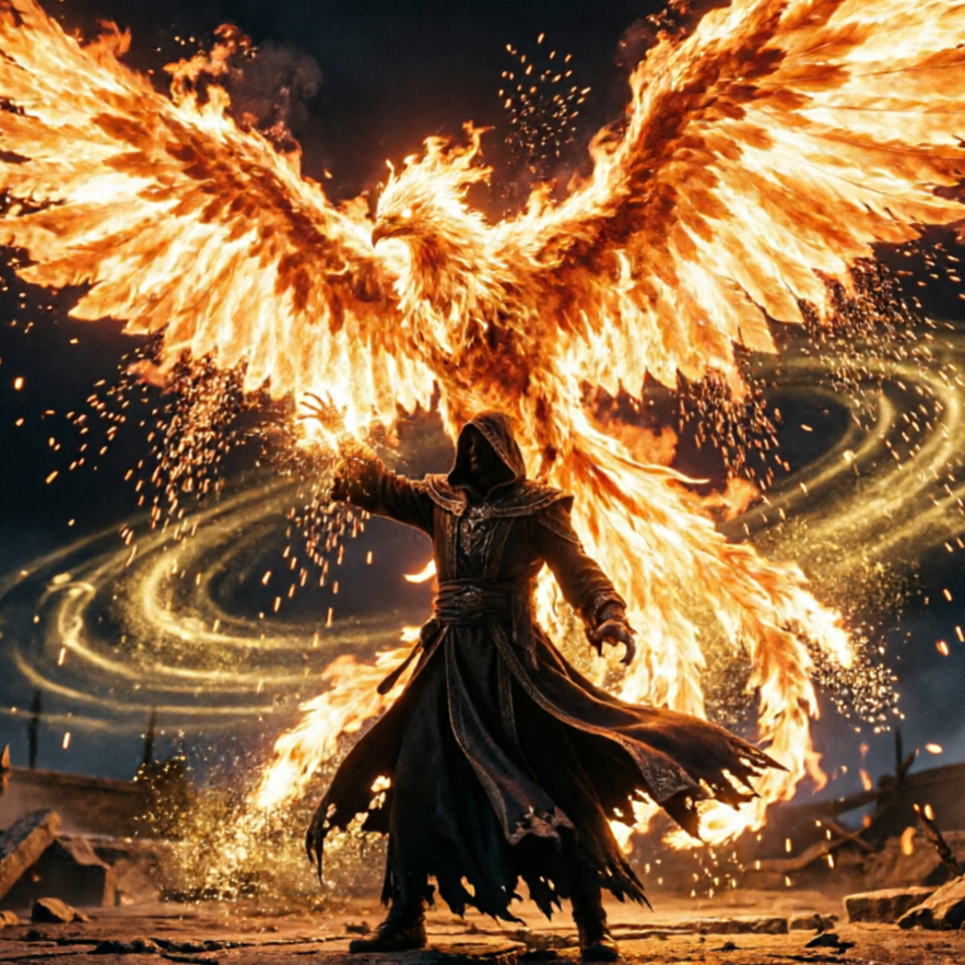 AI Character Drawing Generator style sample: Anime hero