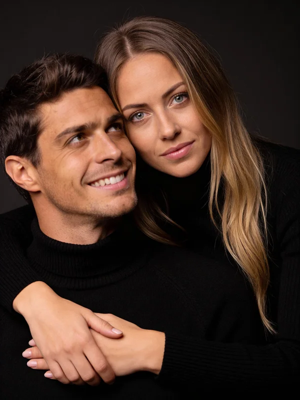 AI couple photo for social media content