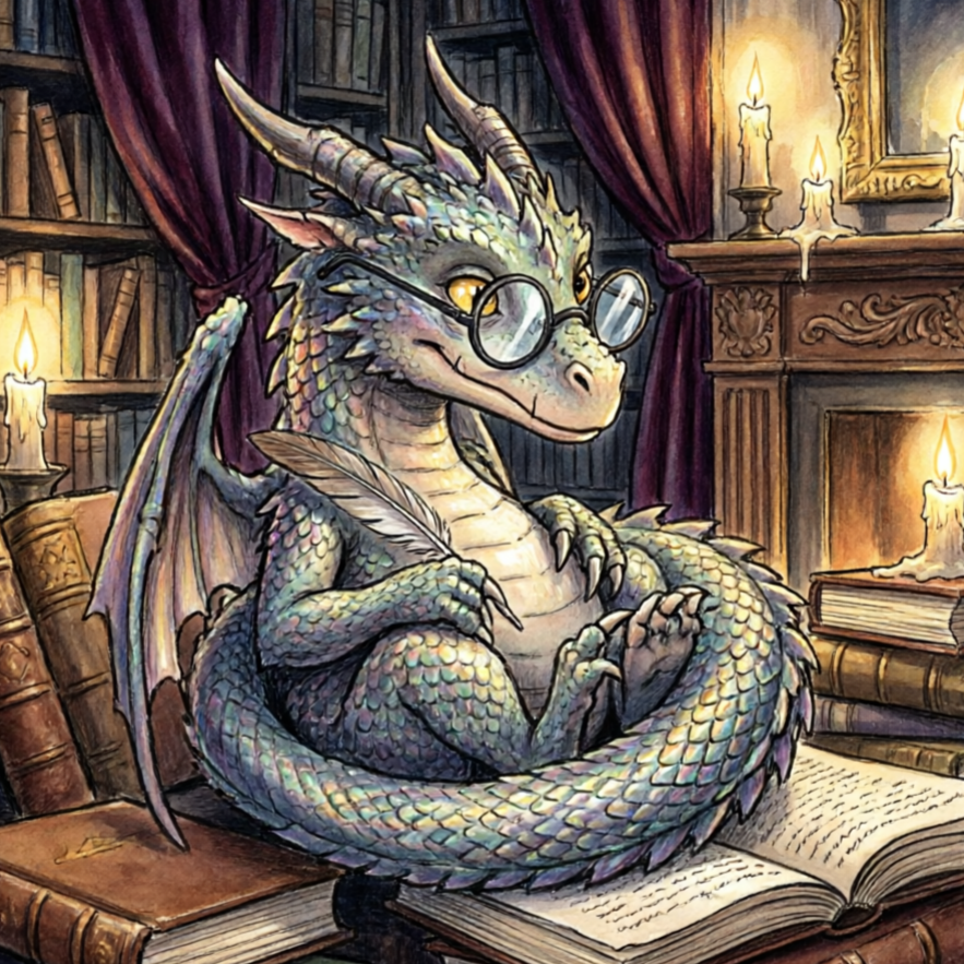 AI Dragon Generator book cover example