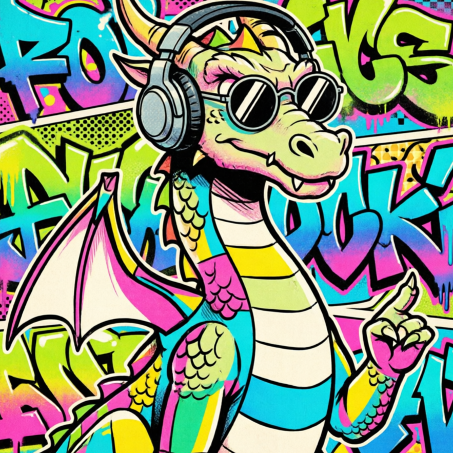 AI Dragon Generator mystical style