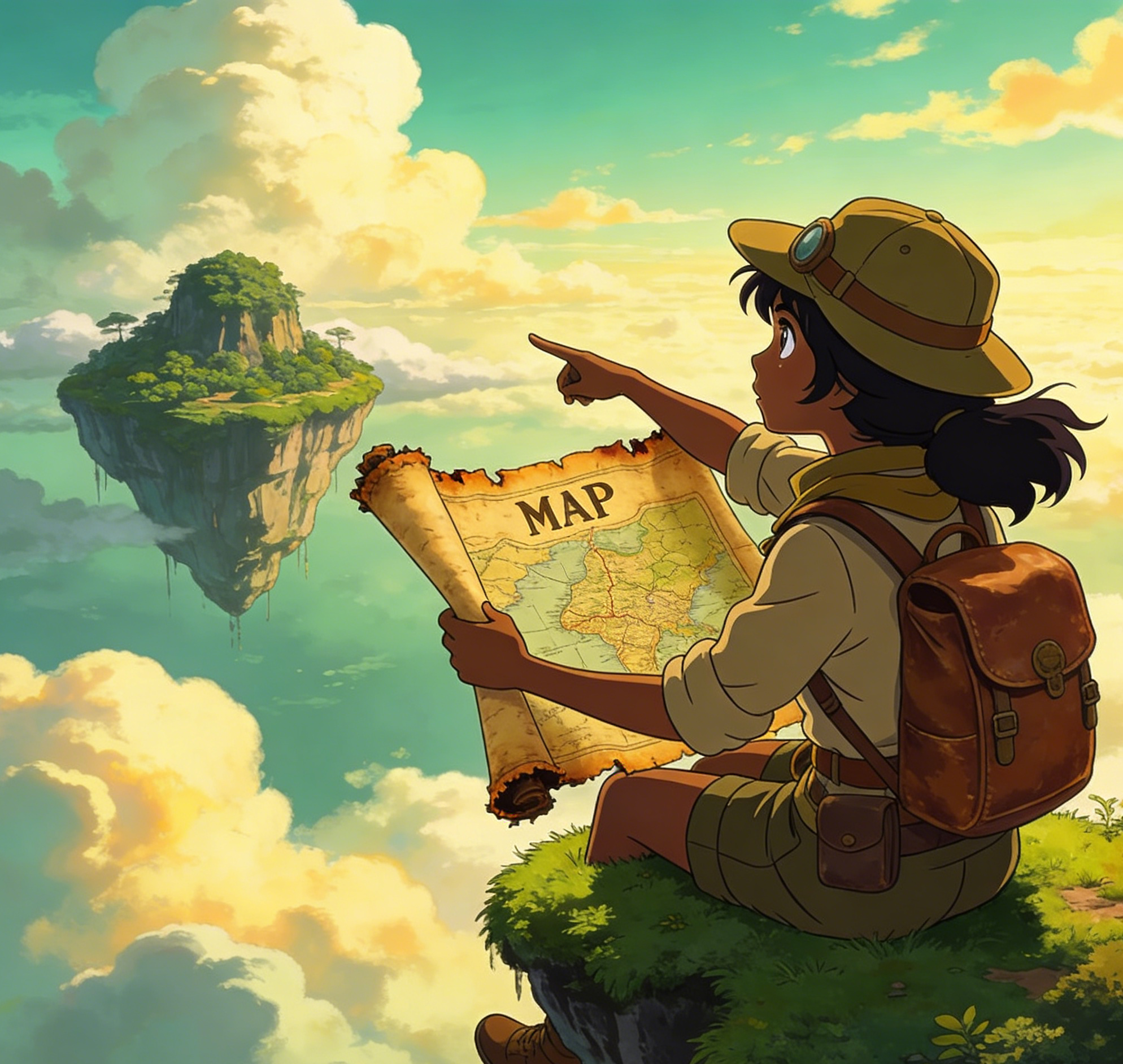 겨울 우체통에 소포를 배달하는 소년