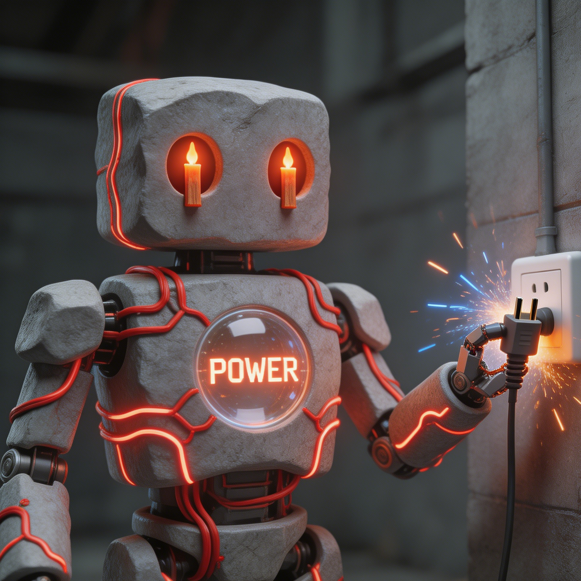 Uma skin de guardião do deserto com uma paleta de cores de arenito quente e equipamento de explorador