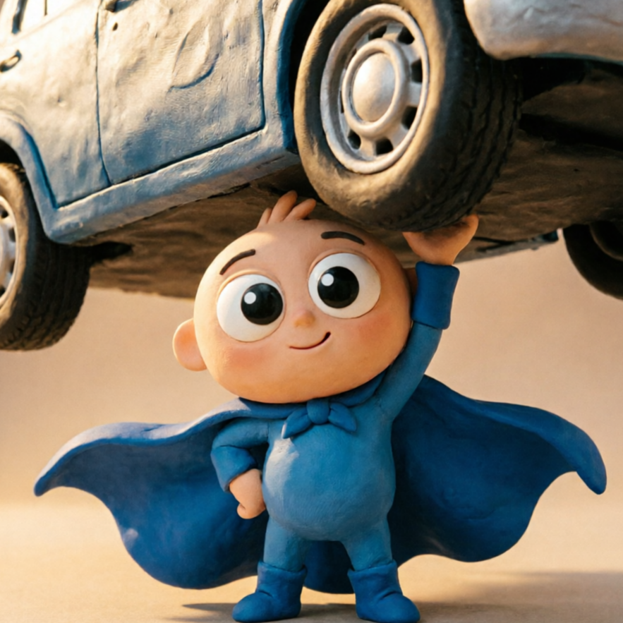 AI Superman Generator classic comic style sample