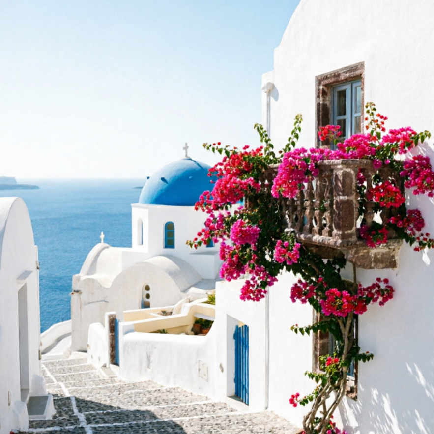 AI generated image of a Caribbean beach